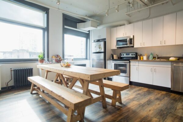 a well stocked office kitchen