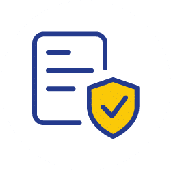 Document shield icon