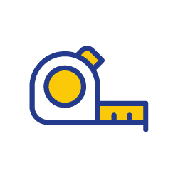 Tape measure icon